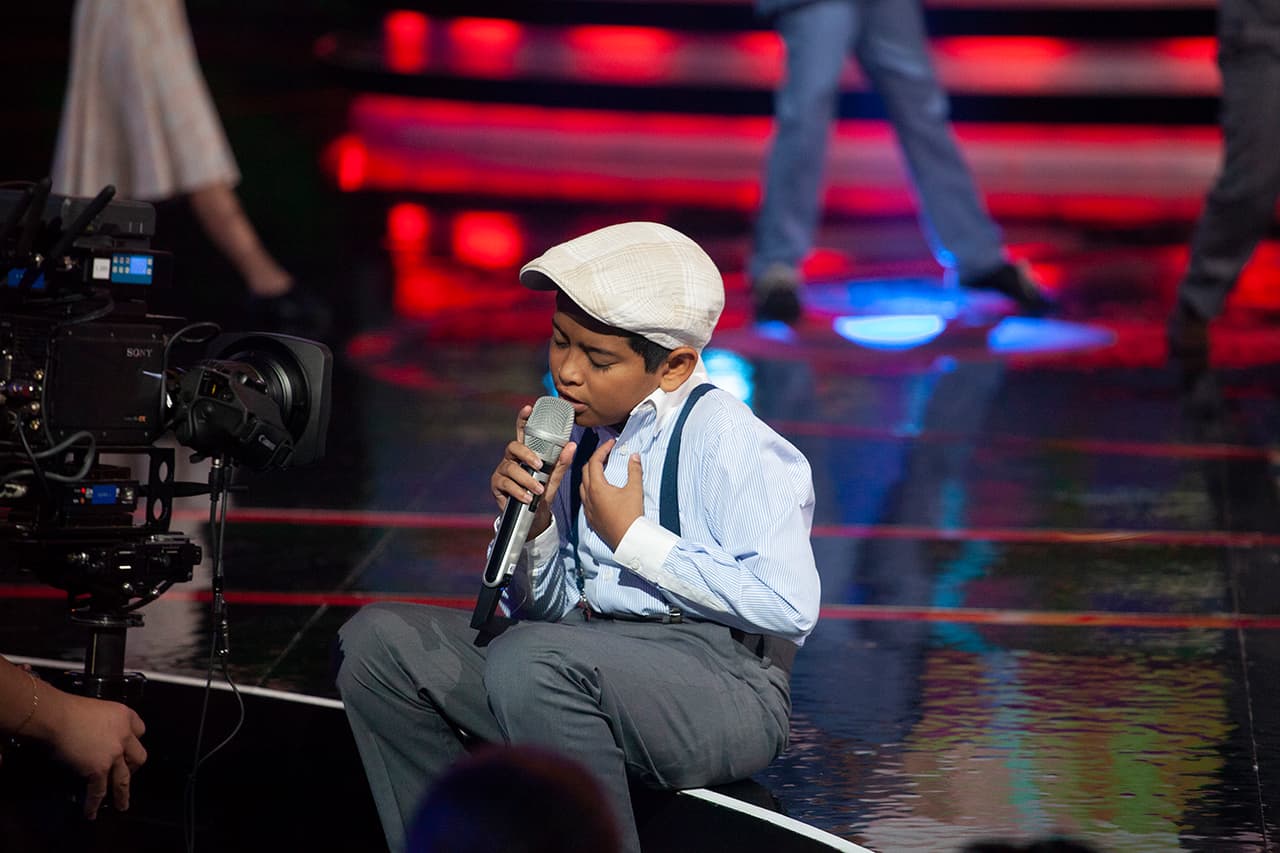 Un niño más. Los Pequeños Gigantes habían llegado a este concurso para enorgullecerse de su espectacular potencial.