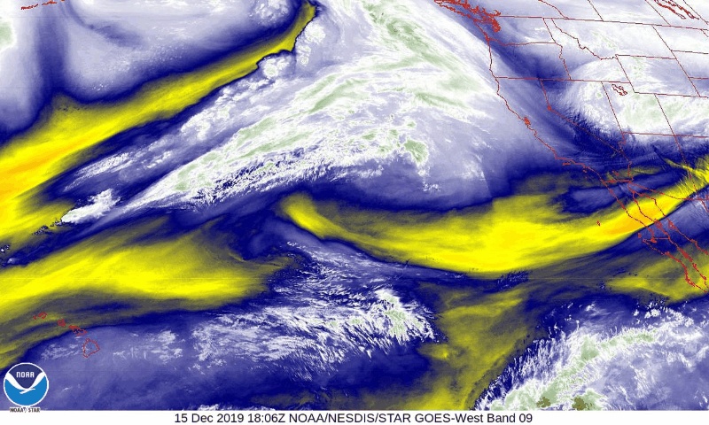 Alerta por llegada de vientos del norte con ráfagas de hasta 57 millas por hora y bajas temperaturas desde este domingo y hasta el martes 17 de diciembre afectado al sur de California.