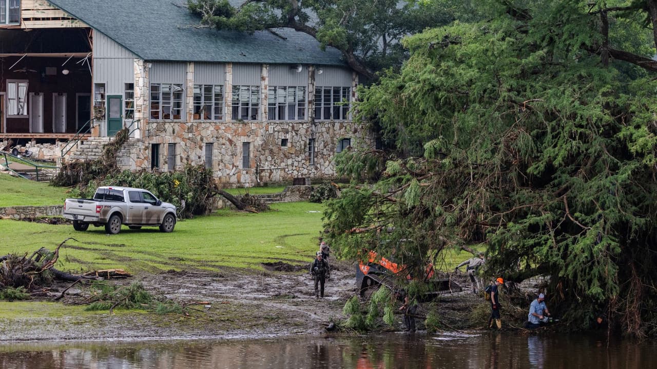 Kerr, el epicentro de las inundaciones en Texas: de los 68 muertos, 28 son niños