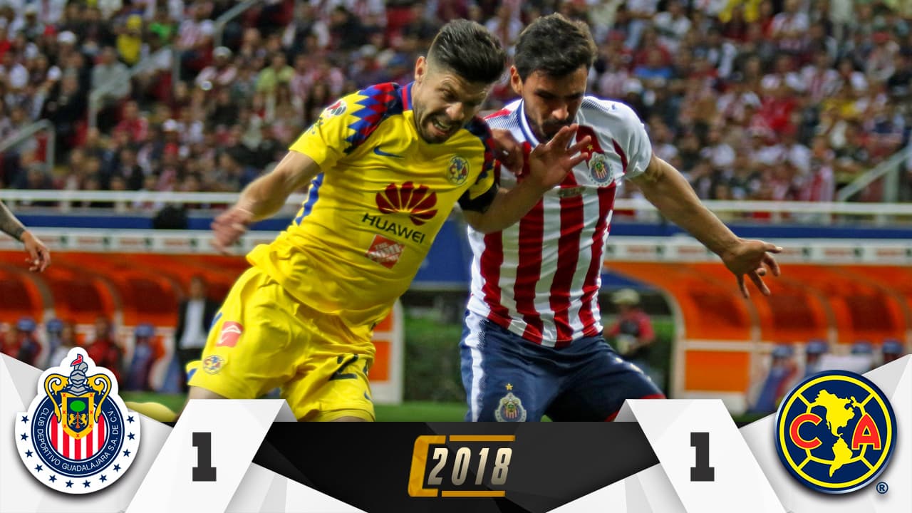 Así se juega el Clásico Nacional: Chivas y Águilas firman un emocionante empate