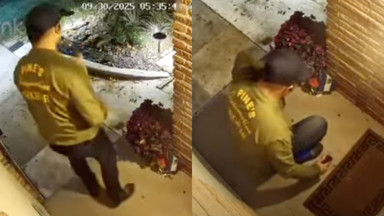 Hombre deja símbolos religiosos y cartas frente a la casa de una mujer en Timbergrove y termina detenido por acoso