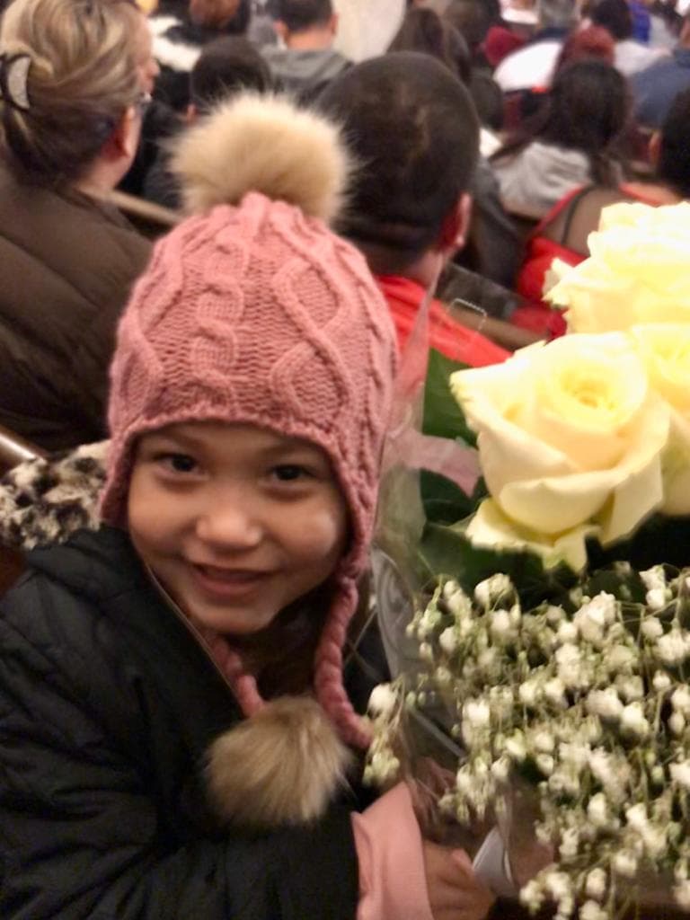 Los niños también asistieron