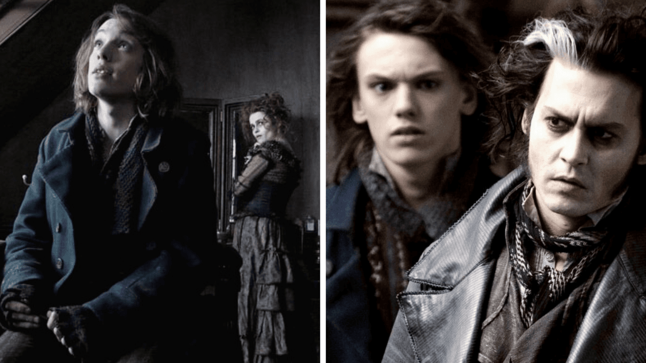Jamie Campbell Bower y Johnny Depp