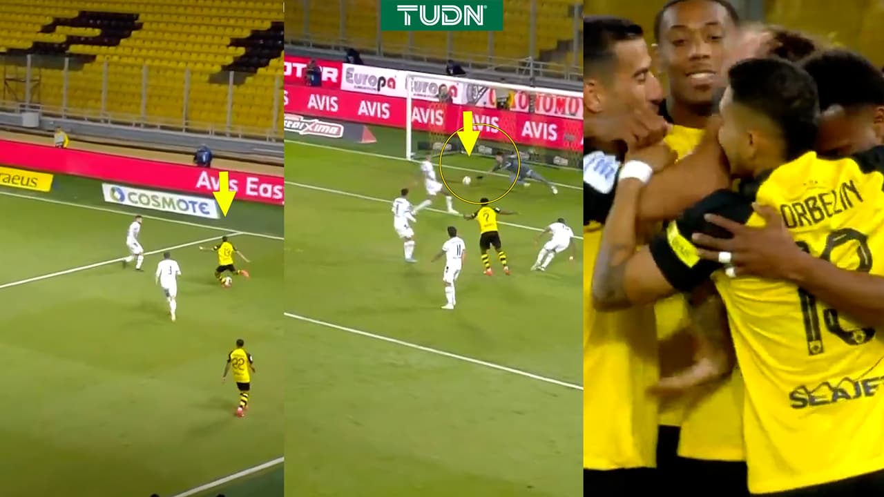 Entró y dio pase gol: Orbelín da asistencia en triunfo del AEK en Grecia