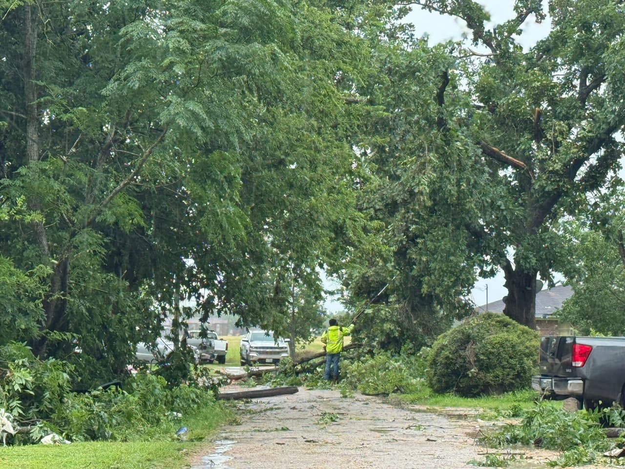 <b>La casa más afectada estaba deshabitada al momento del paso del fenómeno atmosférico. </b>