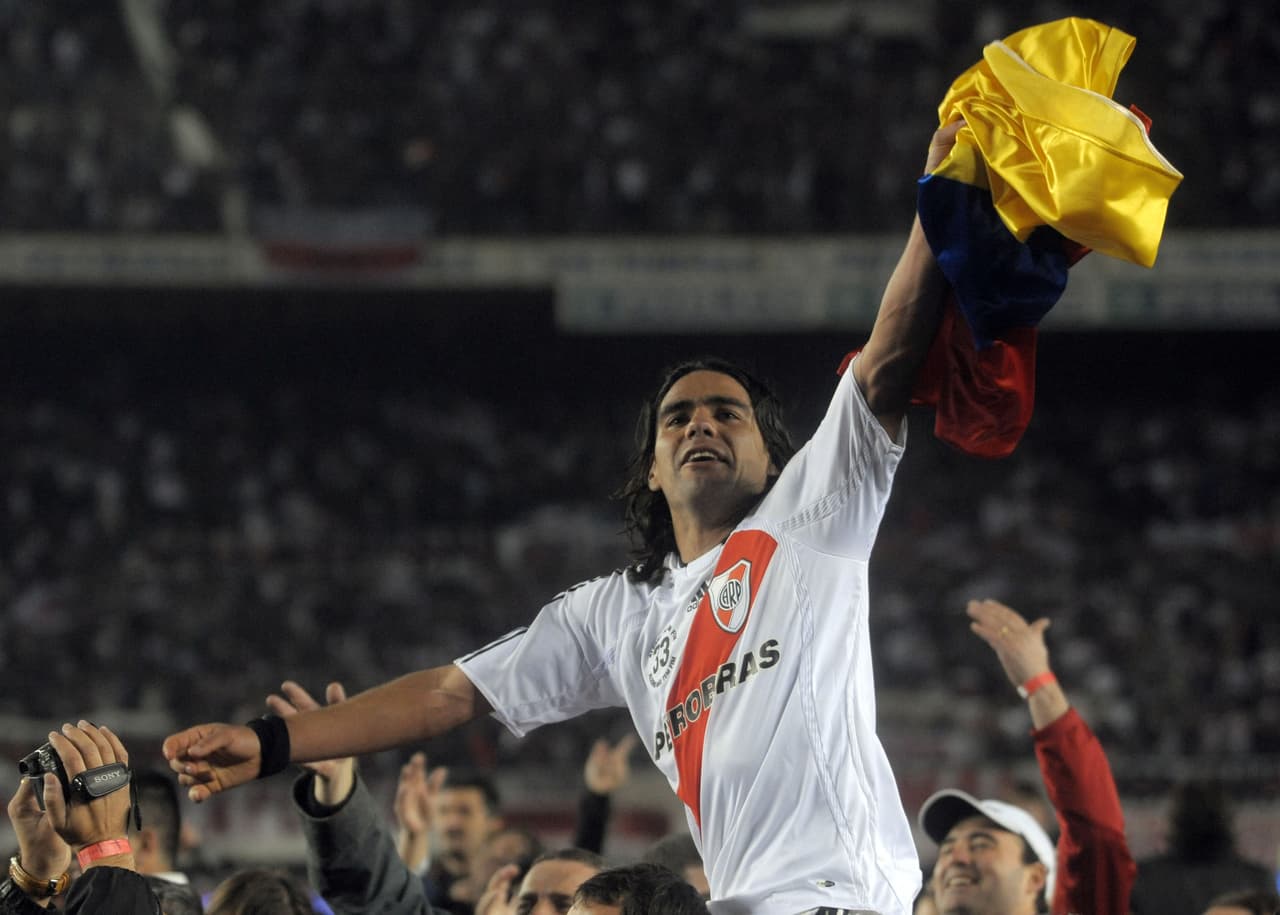 Falcao García vivía un momento brillante con River Plate y su nombre sonó para reforzar al Zaragoza de España en 2007.