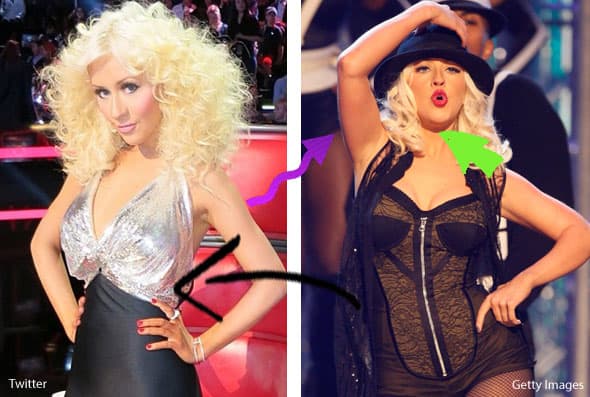 Christina ha luchado mucho por transformarse fñisicamente. Si silueta se ve más afilada al igual que su cara.