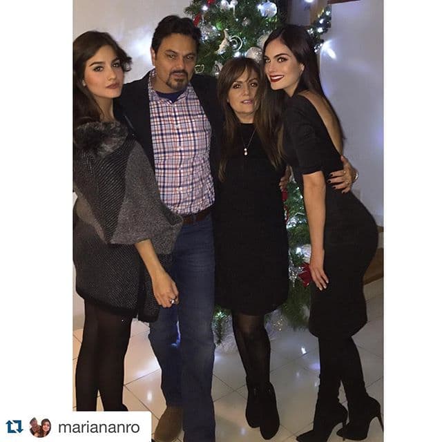 Esta Navidad la pasó junto a su familia.