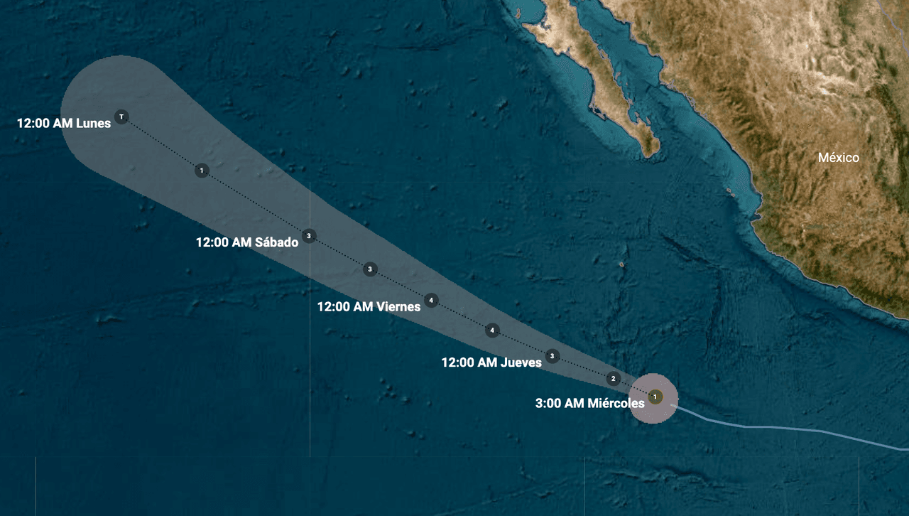 Huracán Jova trae fuertes lluvias a México: Sigue aquí la trayectoria en vivo