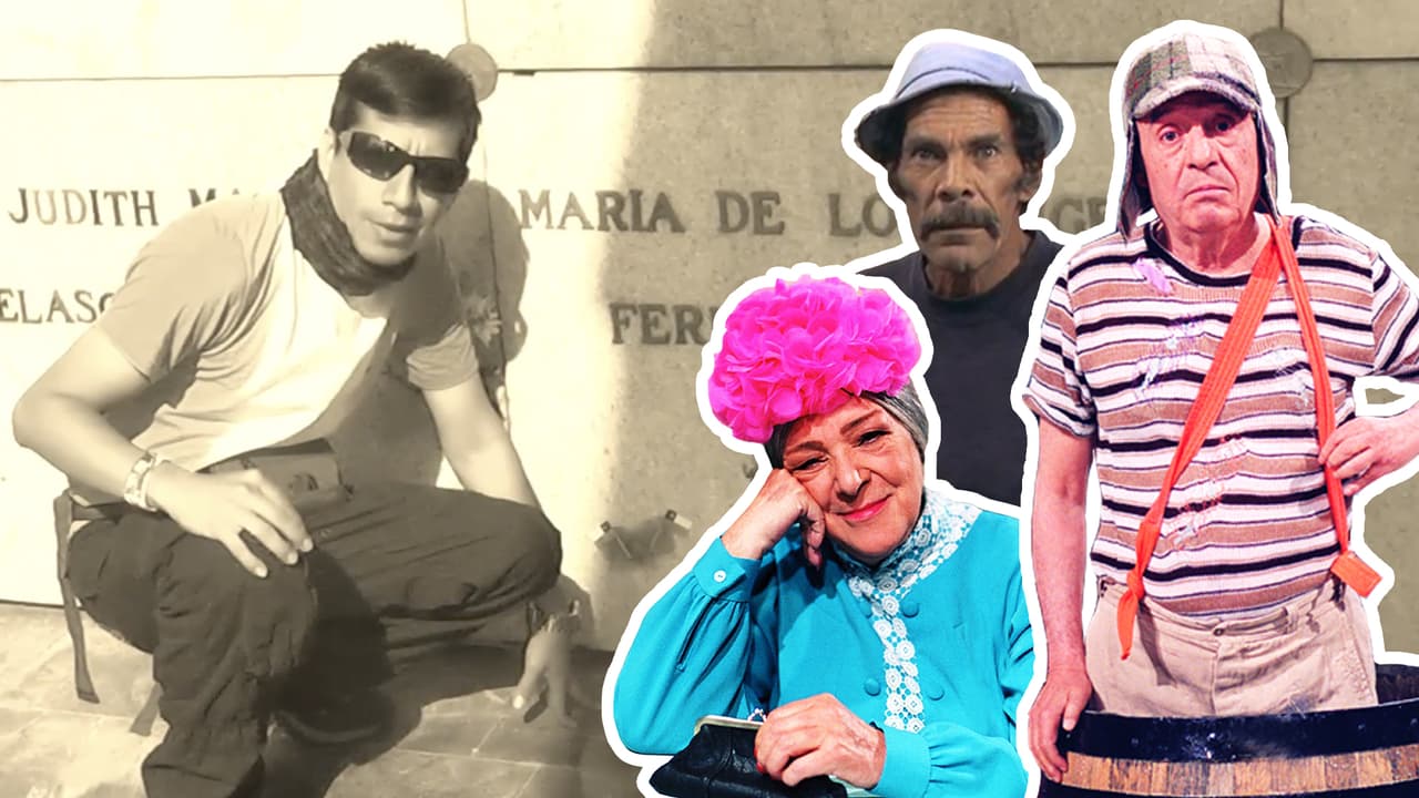 El video viral del fanático peruano que recorrió las tumbas de sus ídolos de El Chavo del 8