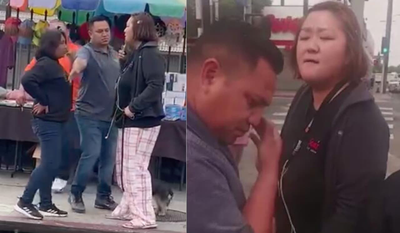 Vendedora ambulante víctima de ataque en Los Ángeles: buen samaritano trató de ayudarla y terminó escupido