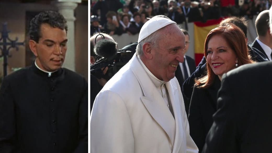 Regalan a Papa Francisco películas de Cantinflas