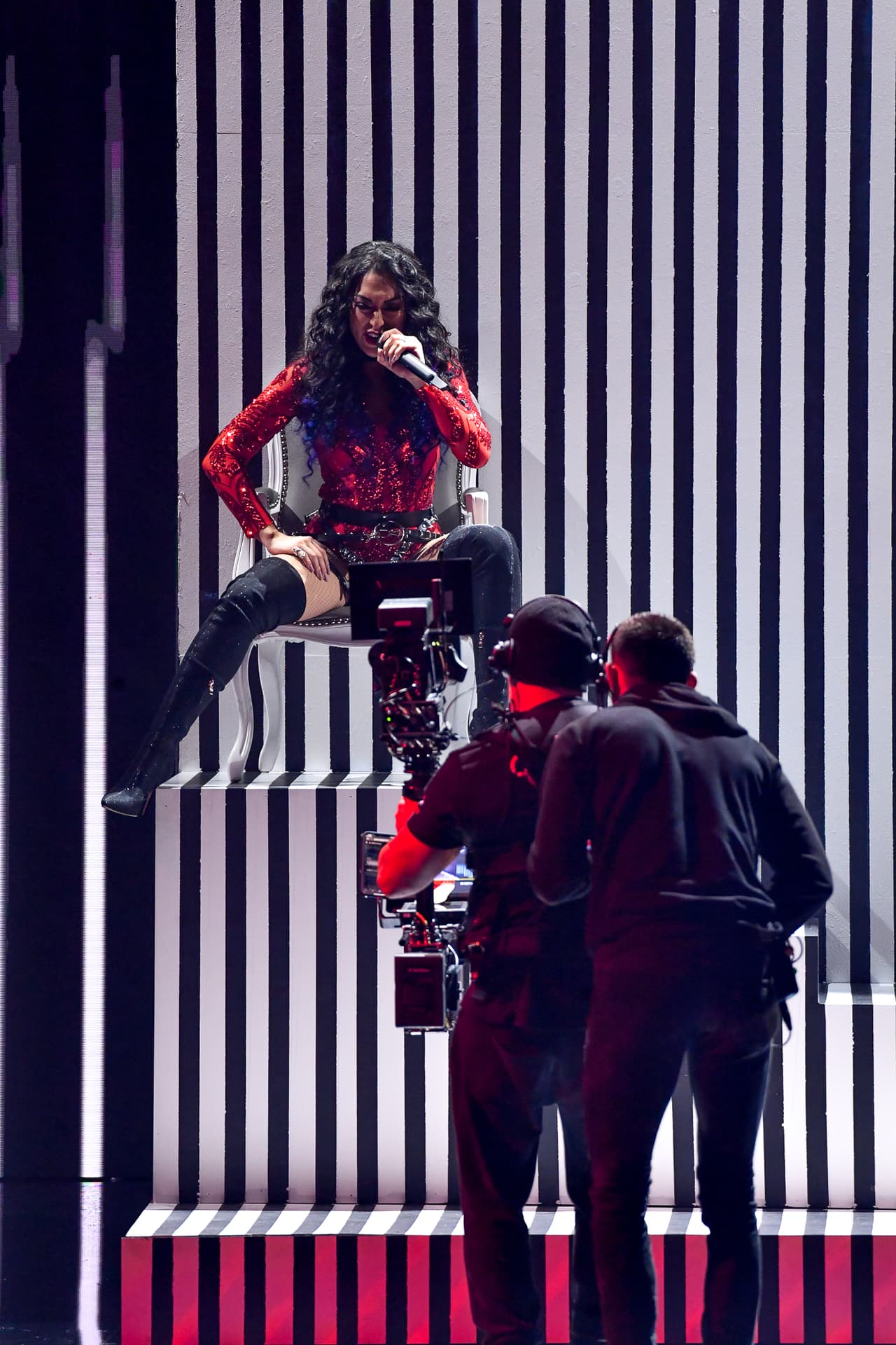 A ella también le tocó arrancar desde un punto más elevado del escenario.