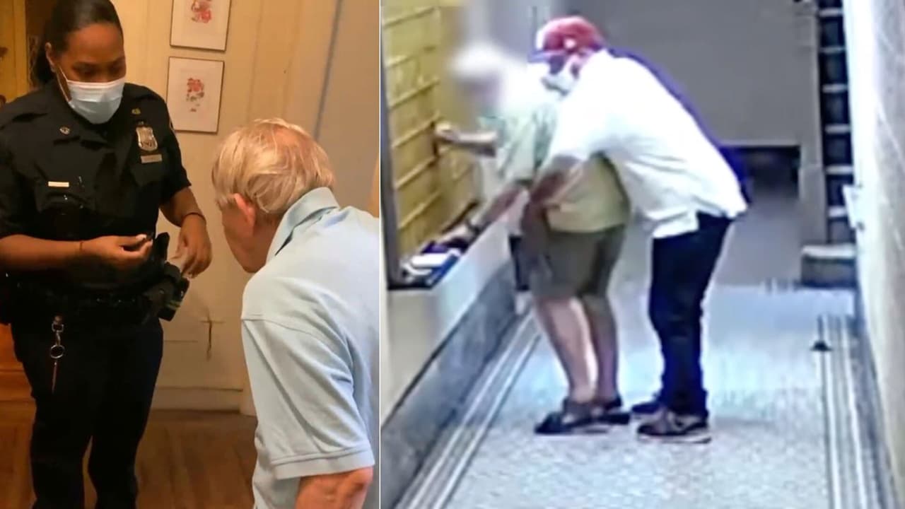 Policía regala aparato de seguridad a un anciano de 90 años que fue asaltado en el Bronx