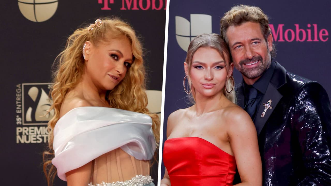 Paulina Rubio e Irina Baeva mostraron pierna en Premio Lo Nuestro y dividen opiniones de los Detectives de la Moda