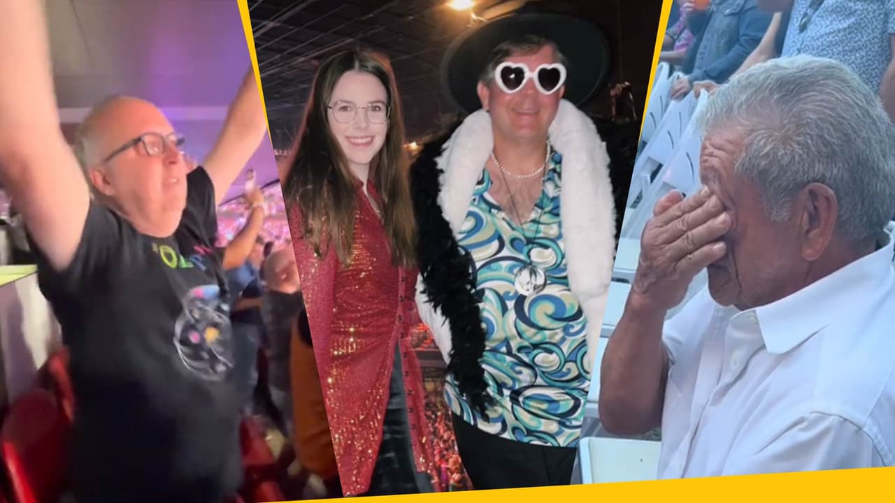 Estos papás acompañaron a sus hijos a conciertos y se emocionaron más que ellos: el Internet los ama