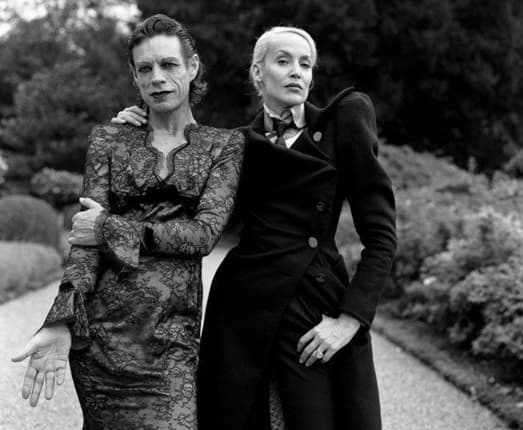 Revelan foto de Mick Jagger vestido de mujer