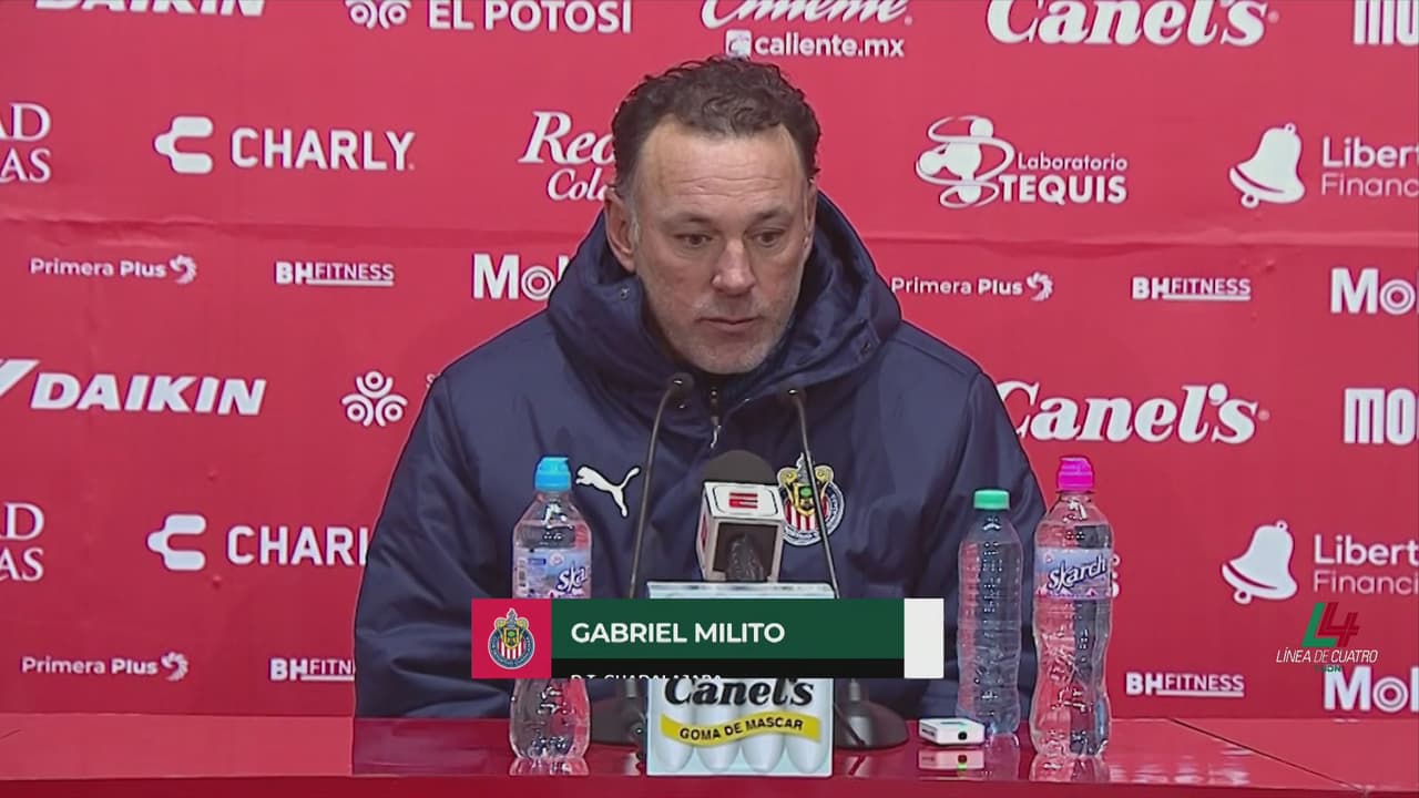 Gabriel Milito asegura que no se ha logrado nada con Chivas, al momento