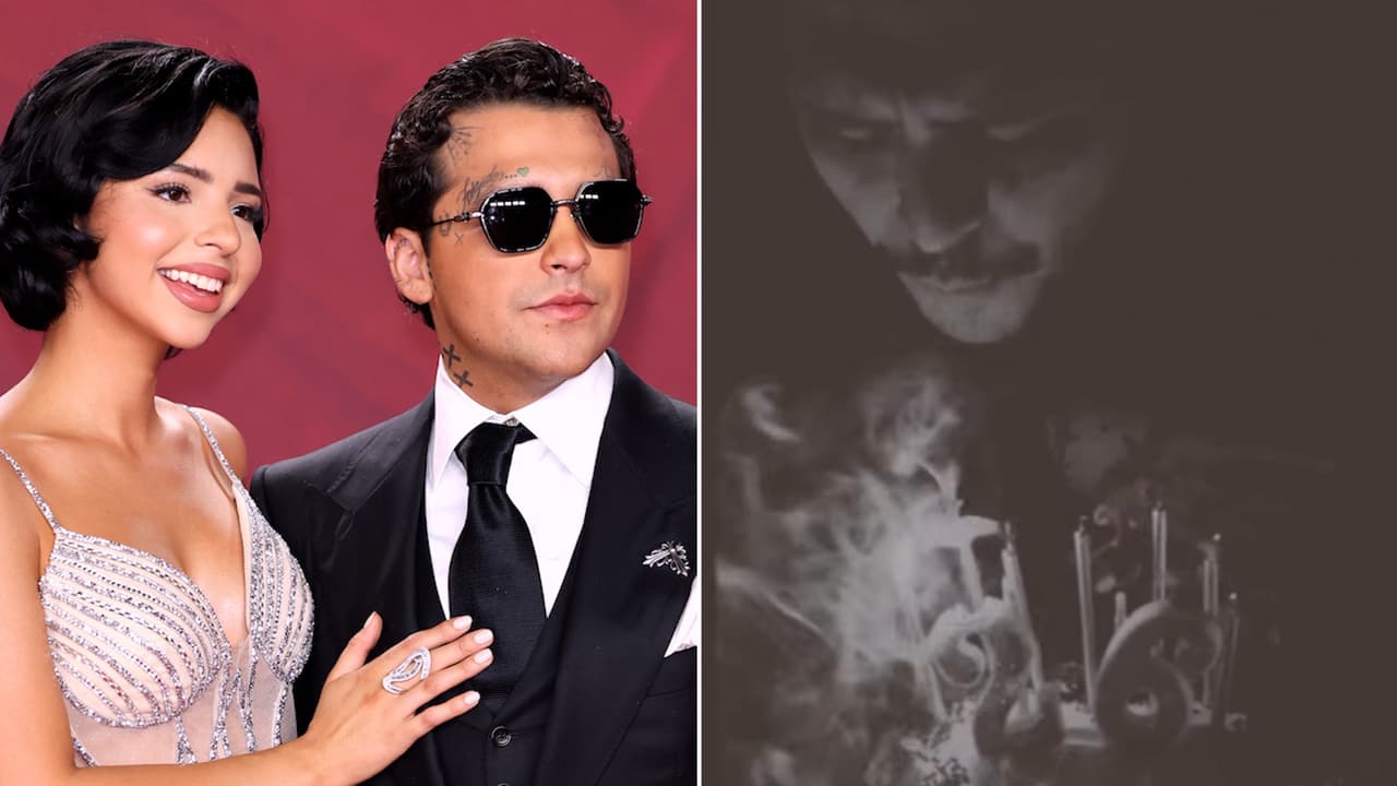 Nodal celebra así primer cumpleaños como esposo de Ángela Aguilar: ella revela video