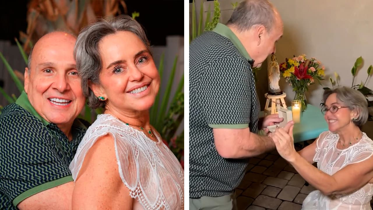 Mamá 'Chicanera' le propone matrimonio a su marido y se hinca para darle argolla: video del momento