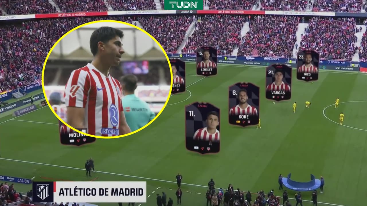 Obed Vargas vuelve a ser titular con el Atlético de Madrid en LaLiga