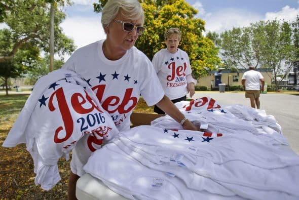 “Tomaremos las riendas de nuestro futuro en este país nuevamente", dijo Jeb Bush, el undécimo aspirante a la Casa Blanca por el partido republicano.