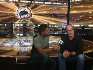 José Santana y Saritza Alvarado disfrutaron de la transmisión del show previo a la gran final de La Banda.