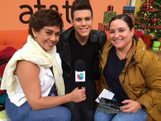 José Santana y Saritza Alvarado disfrutaron de la transmisión del show previo a la gran final de La Banda.