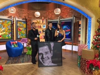 José Santana y Saritza Alvarado disfrutaron de la transmisión del show previo a la gran final de La Banda.