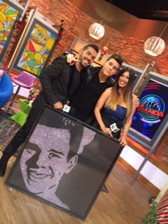 José Santana y Saritza Alvarado disfrutaron de la transmisión del show previo a la gran final de La Banda.