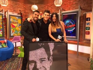 José Santana y Saritza Alvarado disfrutaron de la transmisión del show previo a la gran final de La Banda.