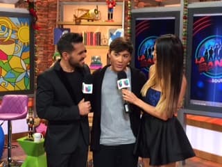 José Santana y Saritza Alvarado disfrutaron de la transmisión del show previo a la gran final de La Banda.