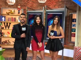 José Santana y Saritza Alvarado disfrutaron de la transmisión del show previo a la gran final de La Banda.