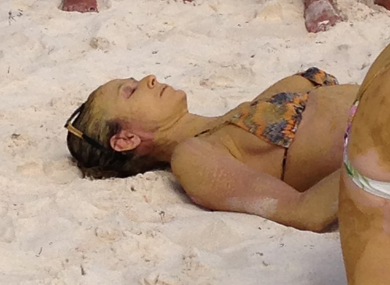 Así la captaron en playas mexicanas meses atrás.