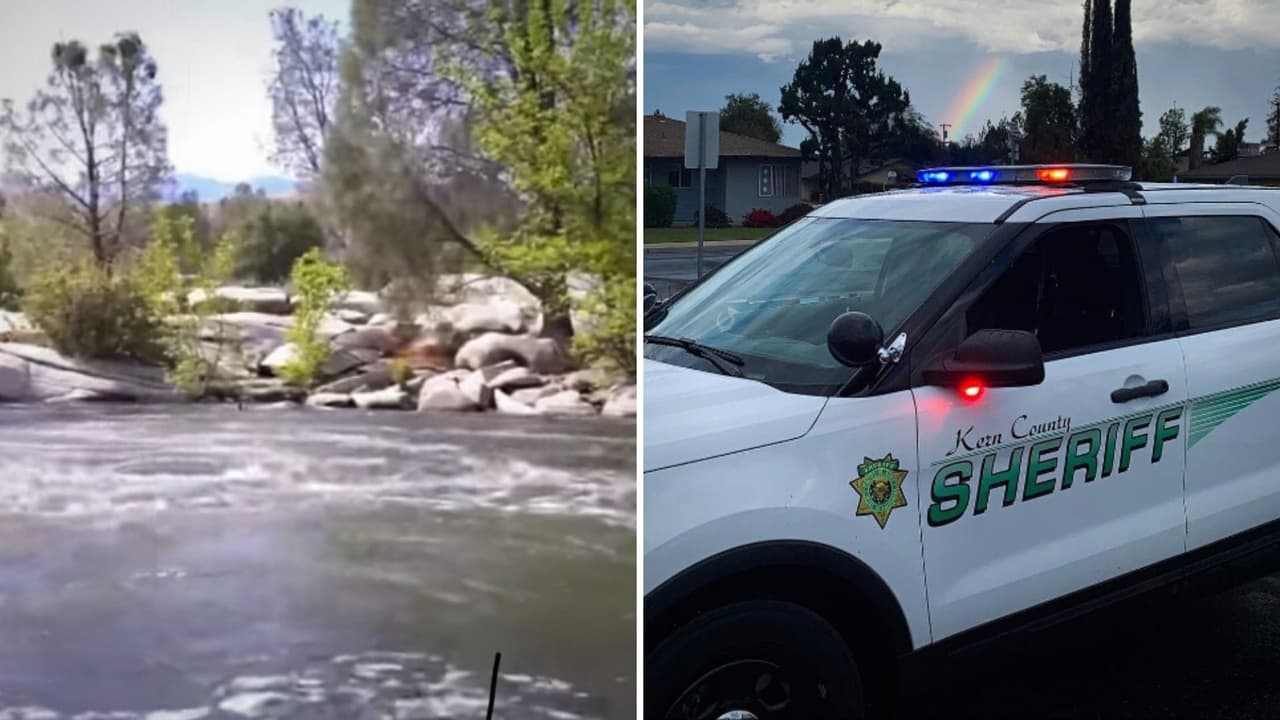 Niño de 9 años es arrastrado por la corriente del río Kern; autoridades trabajan en su búsqueda