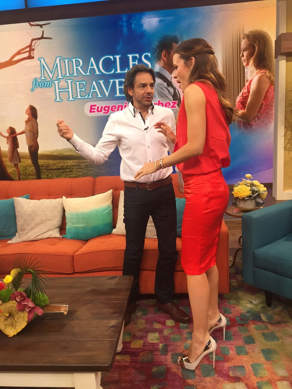 La química entre los protagonistas de la cinta 'Miracles from Heaven' es evidente.