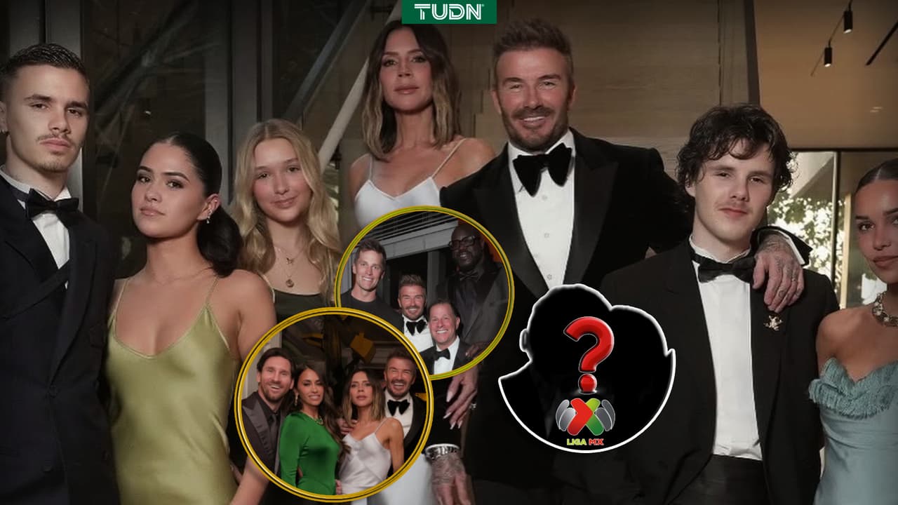 El fiestón de Beckham por sus 50 años con invitado de la Liga MX