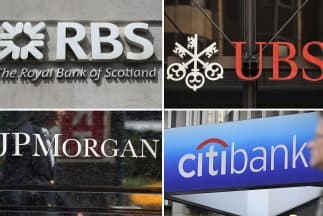 Cinco grandes bancos fueron multados por manipular divisas