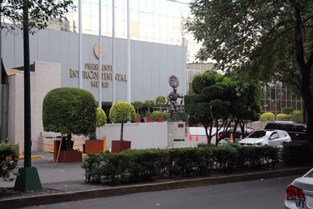 Inmediaciones del Hotel Presidente Intercontinental México