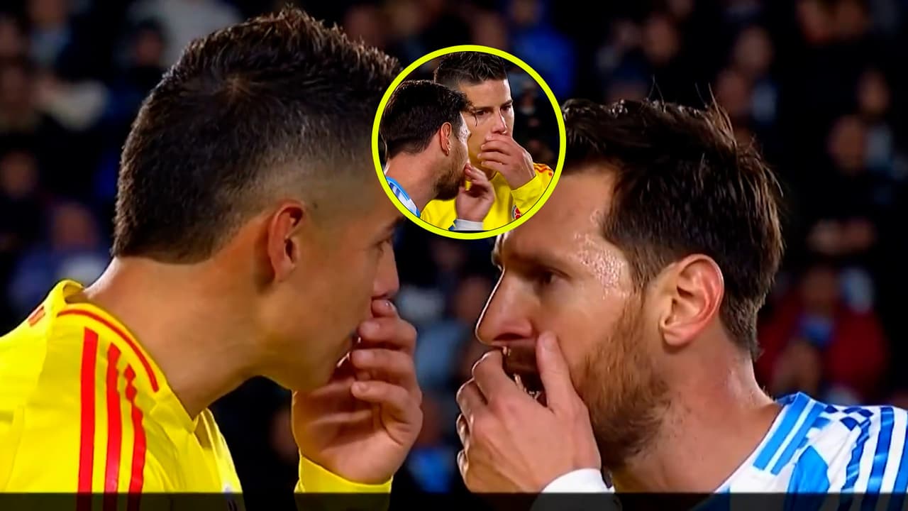 Reclamo picante: Esto es lo que Messi le dijo a James Rodríguez