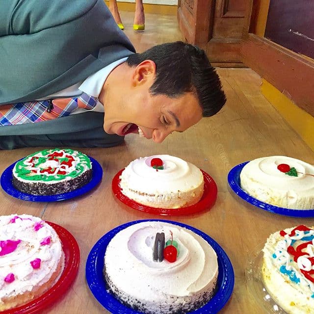 Alejandro cumplió el Cake Challenge de Maluma.