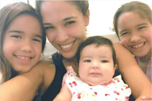¡Las princesas de la familia! Baby Giulietta visitó a sus primas.