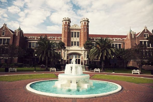 Florida State University: Tallahassee - Número de Estudiantes: 41,087 - Crímenes violentos: 31 - Violación: 6 - Robo: 17 - Asalto con agravantes: 8 - Delitos contra la propiedad: 527