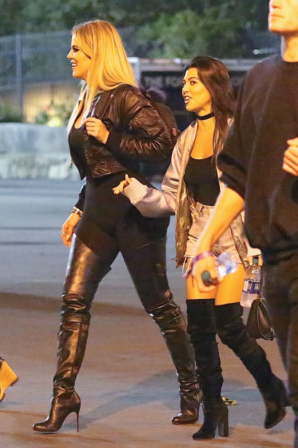 Khloé y Kourtney Kardashian pasaron una velada inolvidable.