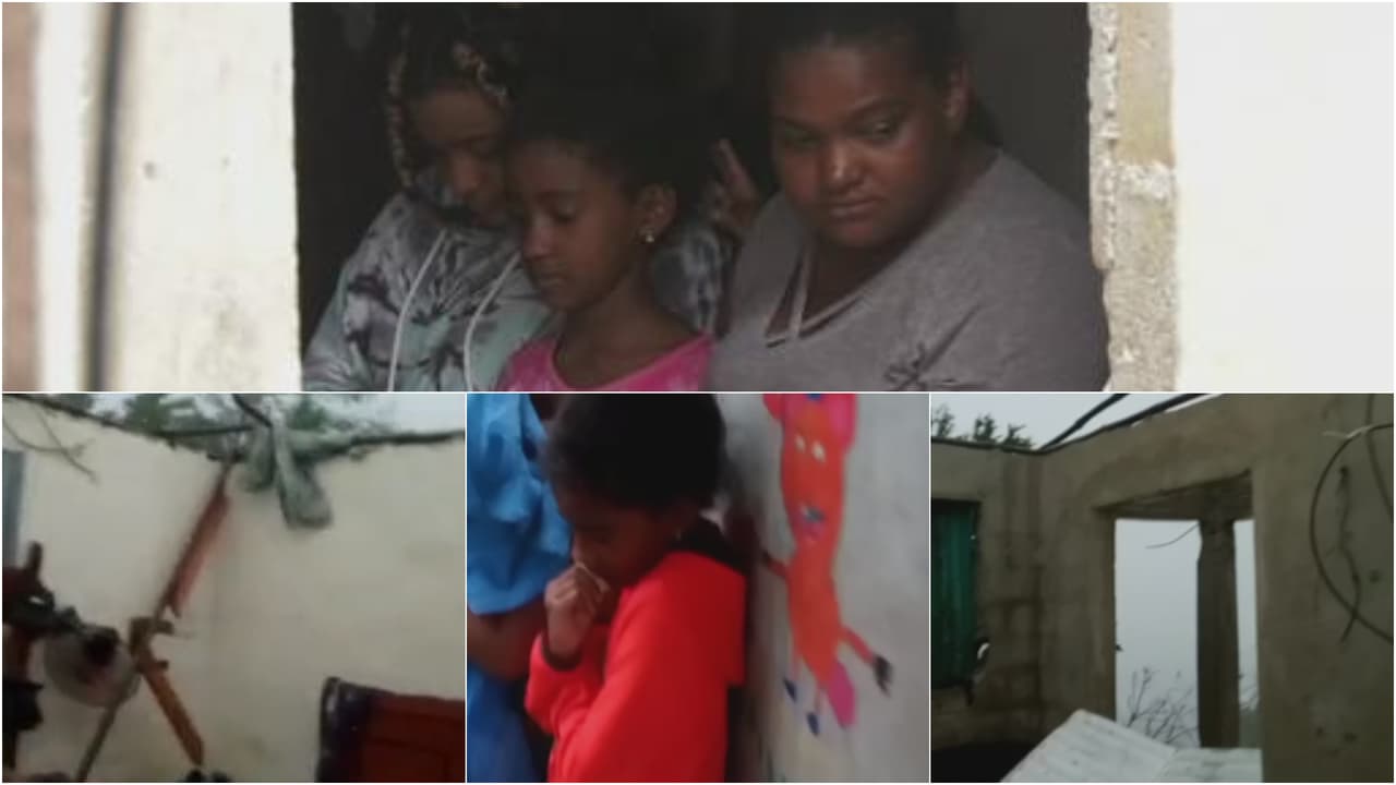 <b>En video:</b> Una familia en República Dominicana grabó el momento en que su casa era destrozada tras el azote del huracán Fiona. "Sentí mucho temor de que algo le pasara a mis hijos", cuenta la madre. Su vivienda quedó destruida y lo perdieron todo.