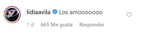 <b><a href="https://www.univision.com/famosos/lidia-avila-recuerda-a-su-fallecida-hija-con-una-foto-inedita-que-dedica-a-las-madres-con-un-angelito-en-el-cielo-fotos" target="_blank">Lidia Ávila</a></b>, su compañera de grupo, le escribió: 
<b>"Los amo"</b>.