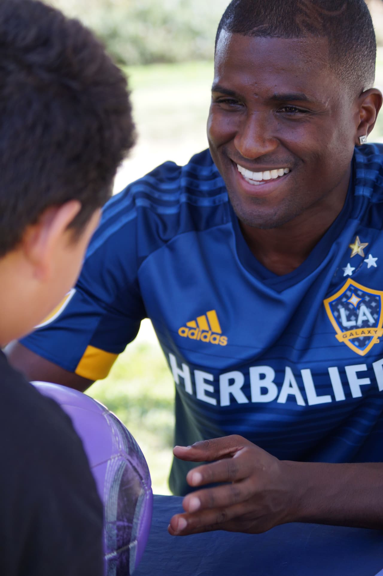 Edson Buddle, delantero del LA Galaxy, deleitó a sus fans en Copa Univision.