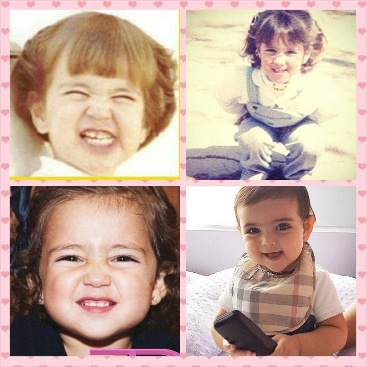 A que no se habían dado cuenta que Jacky Bracamontes está en las fotos de arriba. Se parecen mucho a su mamá, ¿verdad?