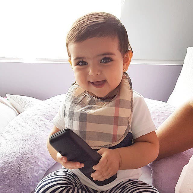 En 2014 nació Carolina, su segunda hija.