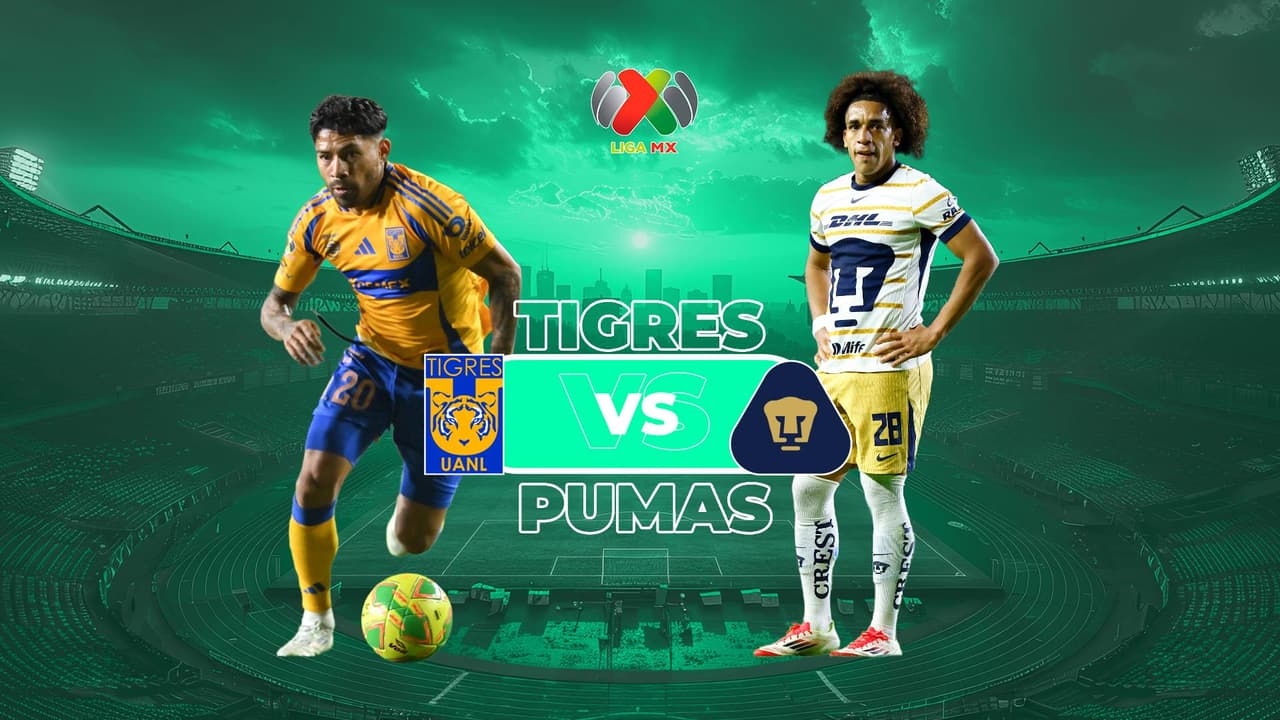 Horario y dónde ver el Tigres vs. Pumas de la Jornada 17